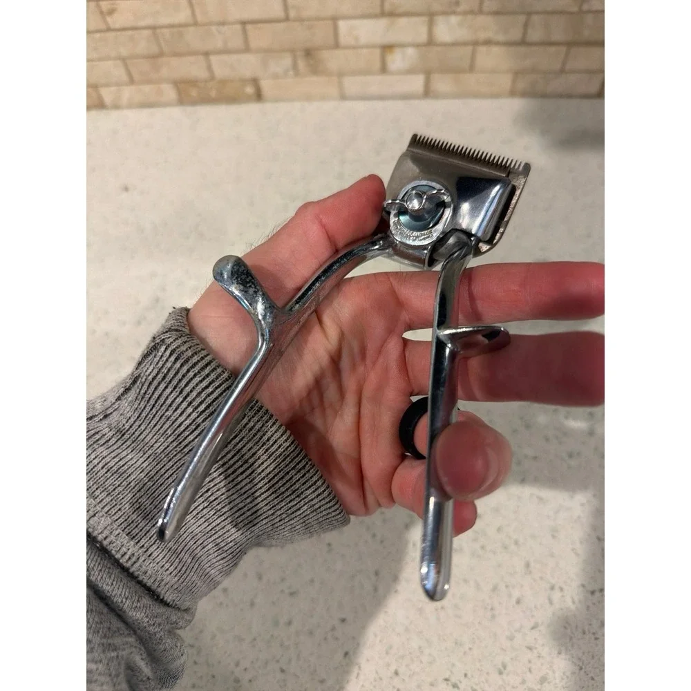Vintage Bressant Hair Clipper Antique Chrome Trimmer‎